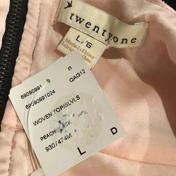 Twenty One 2000's Black Lace Romantic Ruffle Bustier Camisole Retro Tank Blouse - Picture 16 of 16